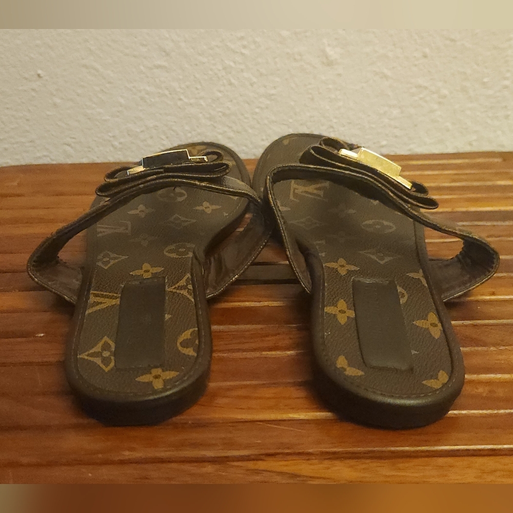 Louis Vuitton Brown Monogram Leather Strap - Picture 6 of 10